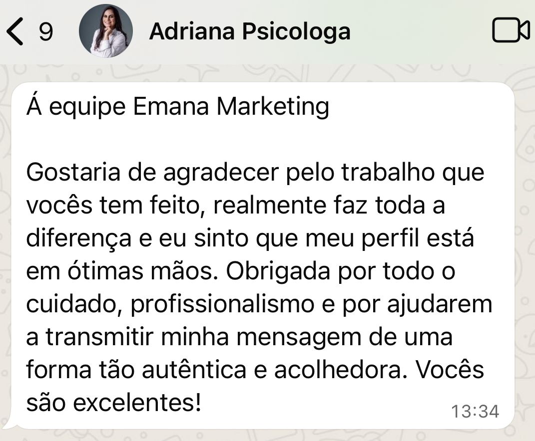 Depoimento de Adriana Psicóloga